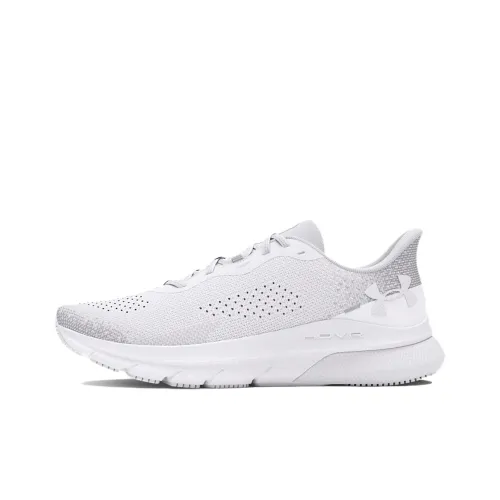 Under Armour HOVR Turbulence Low Топ Спринт Обувь Спортивные кроссовки Беговые кроссовки Мужской Белый Серый