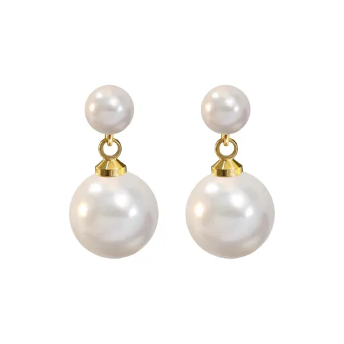 WAW Серьги с золотым покрытием из меди женские