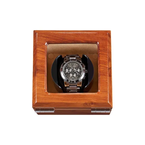 MILANQIAN M Q Коллекция из твердой древесины Padauk 1 2 Отделение для часов Watch Winder Красный Падук Цвет Унисекс