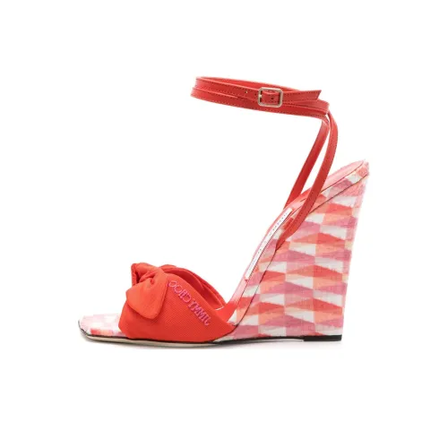 Jimmy Choo One Sandals с ремешком 12 см женские красные