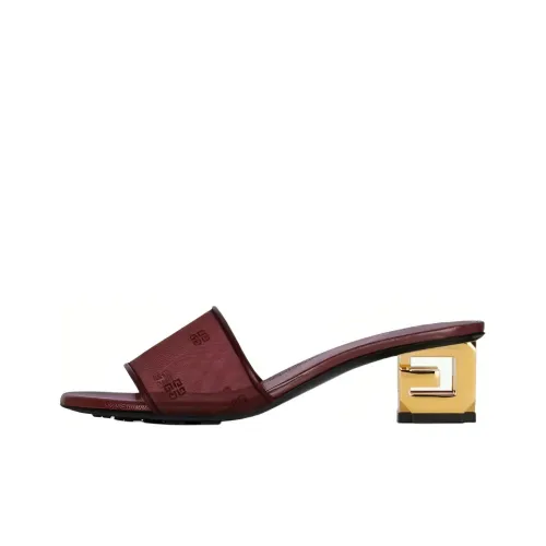 Givenchy G Cube Слипоны Бургунди Женские