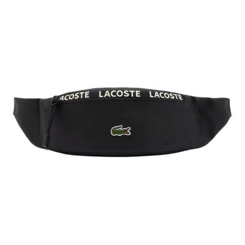 LACOSTE Collaboration Холст Через плечо Бананка Унисекс Черный