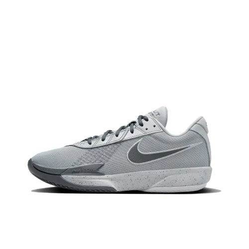 Nike Air Zoom г.T. Cut ACADEMY 'GREY' Амортизация Износостойкий Низкий Топ Баскетбольные Кроссовки Мужские Серый Белый
