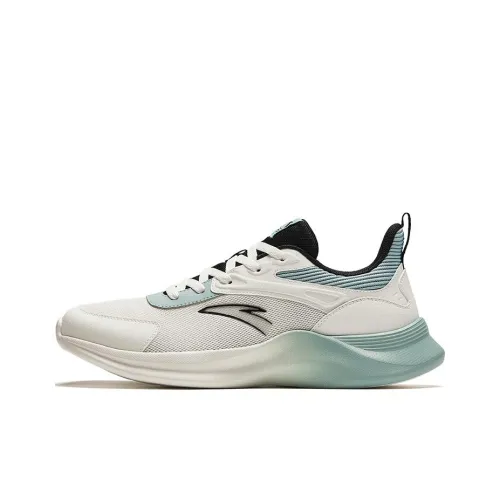 ANTA RUNNING Collection Амортизация Противоскользящий Устойчивый к истиранию Баланс Низкий Топ Беговые кроссовки Мужские Белый Синий