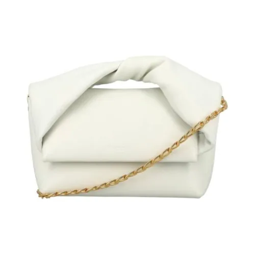 JW Anderson Sheepskin Clutch Medium Women's White