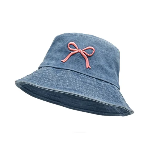 FREE RABBITⅡ Джинсовый хлопок Шляпа ведра Женская