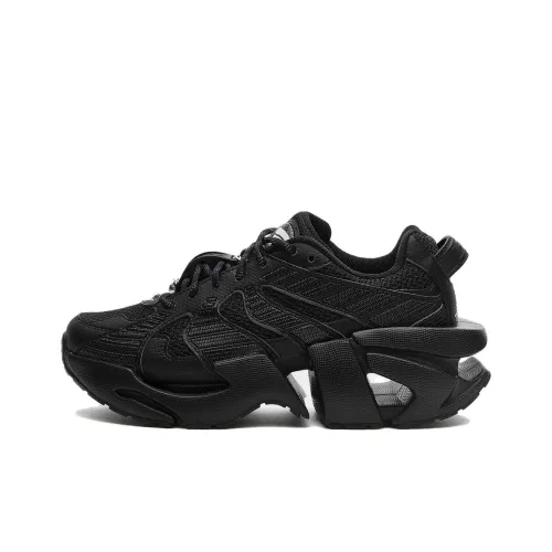 FILA Космос Толстая подошва Низкий топ Черный Мужской