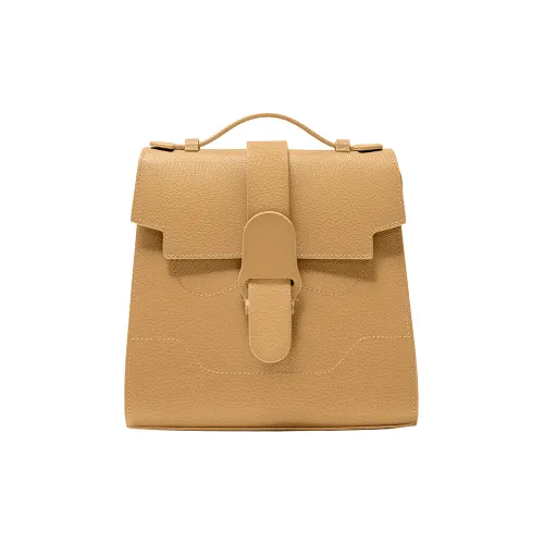 SENREVE Коровья кожа Через плечо Портативный Одно плечо Рюкзак Большой Женские Карамель