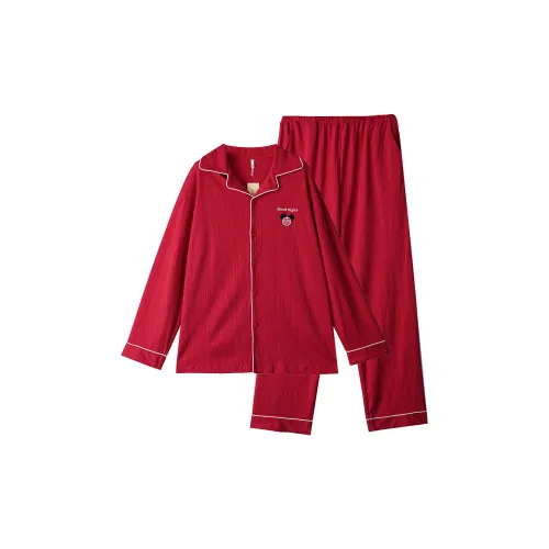 Dorame Красный Мужской Пижамный Комплект