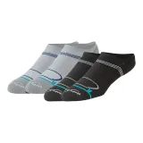 Чёрный + Серый, махровая подошва, дышащая стелька [2 шт]