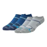 Серый + Темно-синий, Махровый, Подошва, Дышащий, Стелька [2 упаковки]