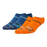 Оранжевый + Темно-синий, Махровый, Подошва, Дышащий, Стелька [2 упаковки]