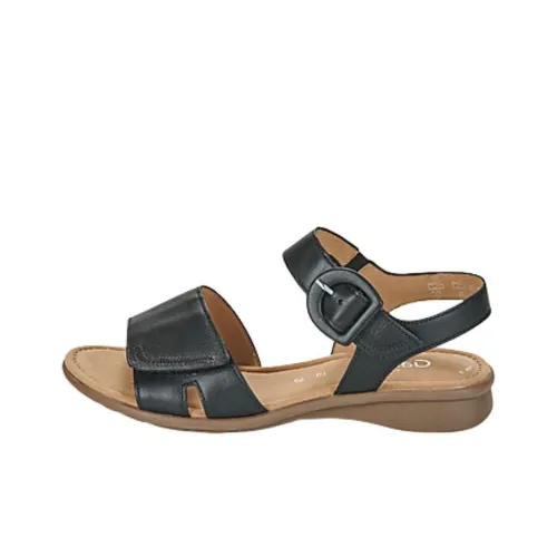 Gabor One Ремешок Сандалии 3 см Женские Черные