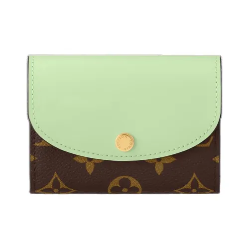 LOUIS VUITTON Rosalie Холст Кошелек Женские Весенний Зеленый