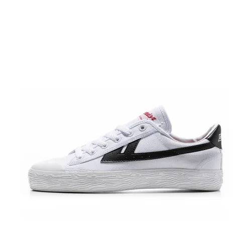 Warrior Low Top Sneakers Белый Черный Унисекс