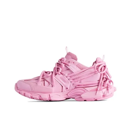 Balenciaga Track Low Top Толстая подошва Кроссовки Женские Розовые