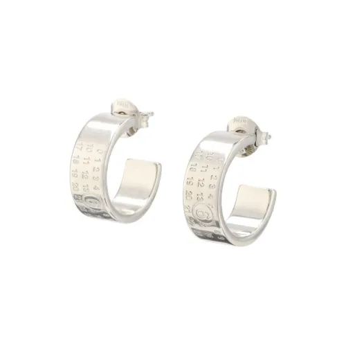 MM6 Maison Margiela Брассовые серьги Женские