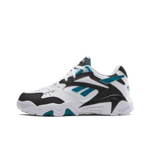 Reebok Preseason 94 LOW Устойчивый к истиранию Дышащий Низкий Топ Винтажные баскетбольные кроссовки Мужской Черный Белый