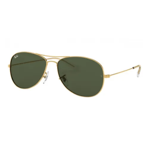 RayBan Металл Aviator Солнцезащитные очки Мужские Золотые