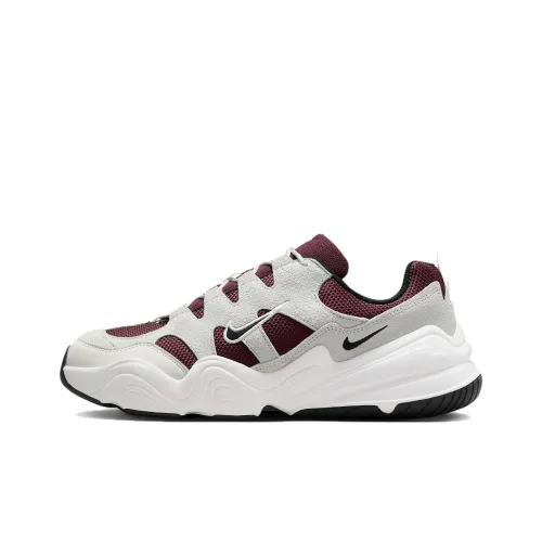 Nike Tech Hera Аbrasion Resistant Дышащий Низкий Топ Повседневная Обувь Мужская Бордовый Серый