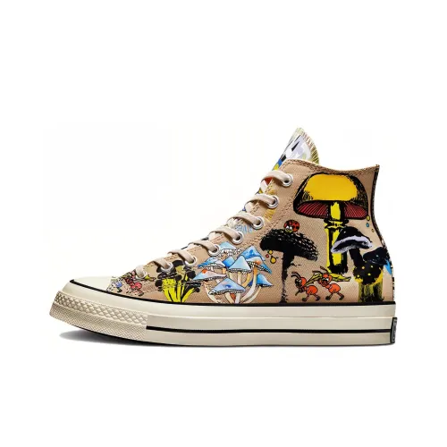 Конверс 1970s Chuck Taylor All Star Plant Love High Top Canvas Shoes Unisex Brown