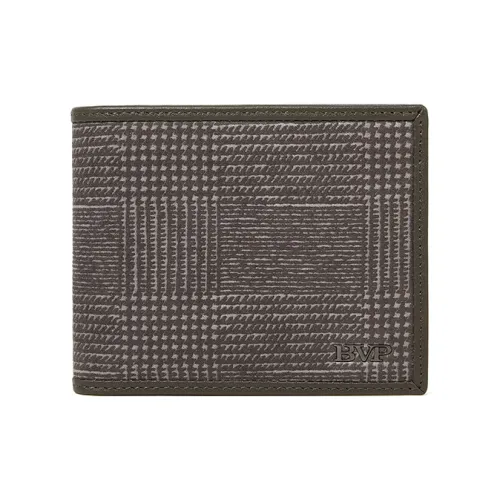 BVP Коровья кожа Повседневный Кошелек Стандартный Мужской Винтажный зеленый