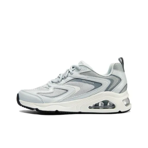 Skechers Уличный Tres Air Uno Амортизирующая Износостойкая Низкий Топ Повседневная Обувь Женская Сине-Белая