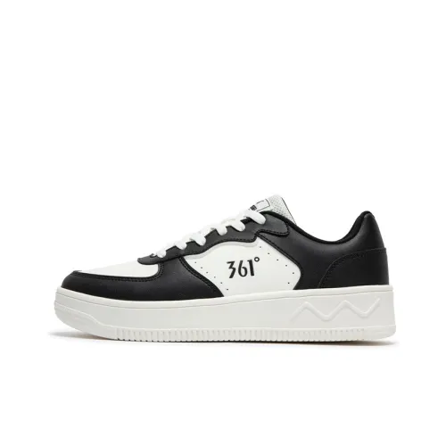 361° Air Force One Slip Resistant Abrasion Resistant Low Top Скейтборд Кроссовки Мужские Белый Черный