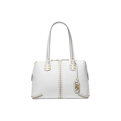 MICHAEL KORS Astor Кожа Сумка Сумка через плечо Большая Женская Оптический Белый