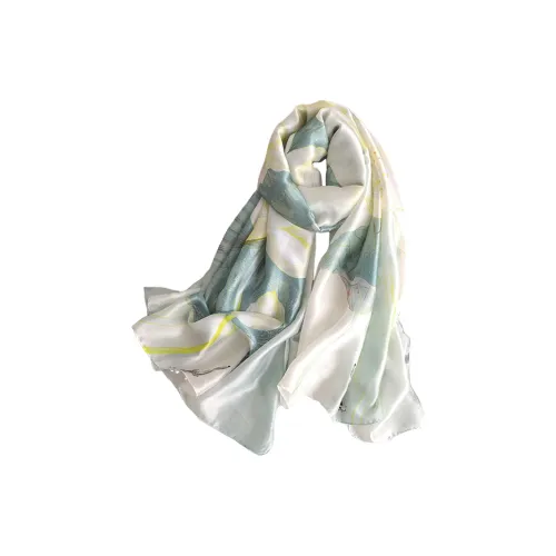 Youyoulan Шелковый шарф Ханьфу Шаль Защита от солнца Шелковый шарф Женские