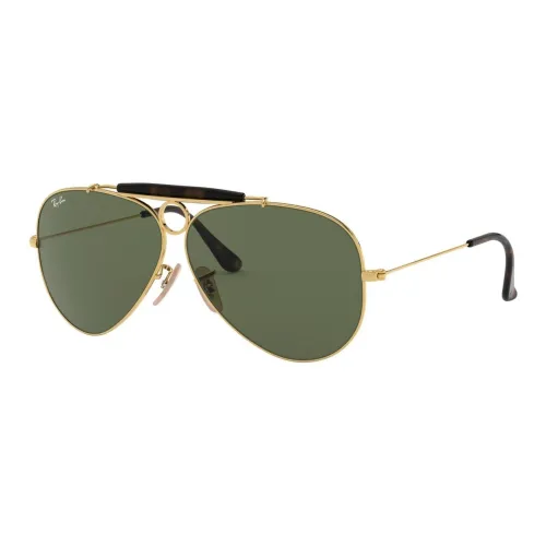 RayBan Aviator Солнцезащитные очки Мужские Золотые