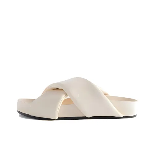 JIL SANDER Слипоны Мужские Бежевые