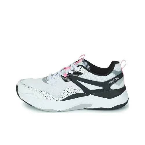 Skechers Mira Big Praise Устойчивый к истиранию Дышащий Амортизирующий Низкий Топ Беговые кроссовки Женские Белый Розовый