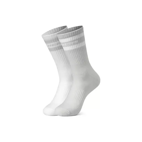 Skechers Белый / Серый/0207 Женские MID Носки до икры