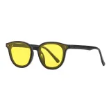 Черная оправа, желтые линзы (стандартный размер линз)