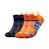 Темно-синий, синий + оранжевый, амортизация, комфортный и дышащий [2 упаковки].