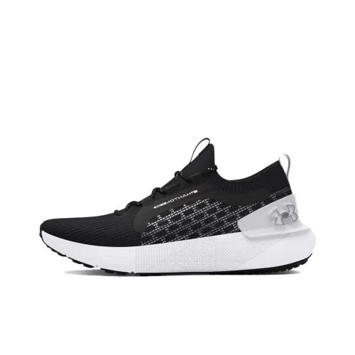 Under Armour HOVR Phantom 3 Low Беговые кроссовки Топ Унисекс Черный Белый