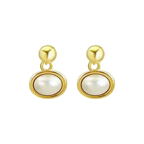 Yi Can Золото с покрытием Жемчужные серьги Женские