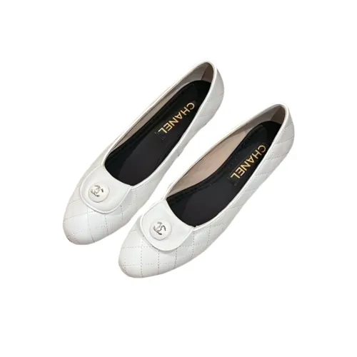 CHANEL Женские повседневные туфли, белый, женские