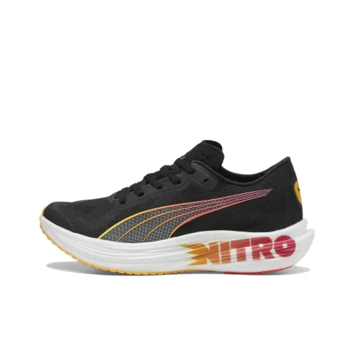 PUMA Deviate Nitro Elite 2 противоскользящие низкие беговые кроссовки для женщин черные