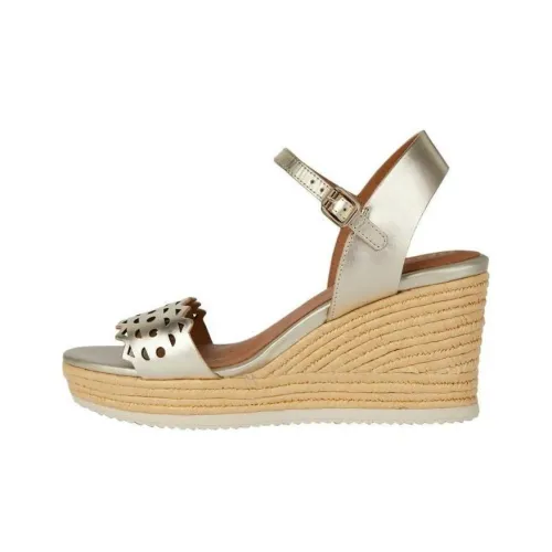 GEOX One Sandals Strap 8,5cm Women's Light Gold