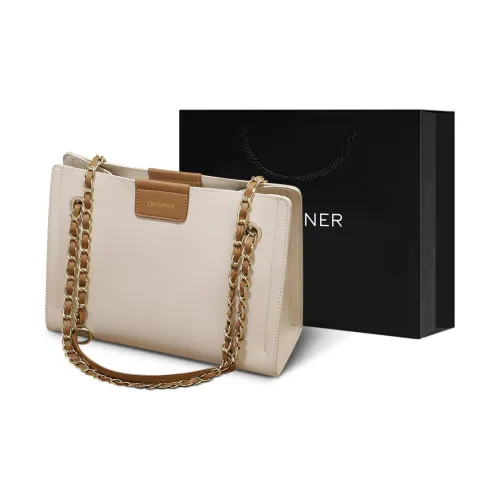 C°BANNER Коровья кожа с синтетической кожей портативная сумка через плечо обычная женская цвет экрю