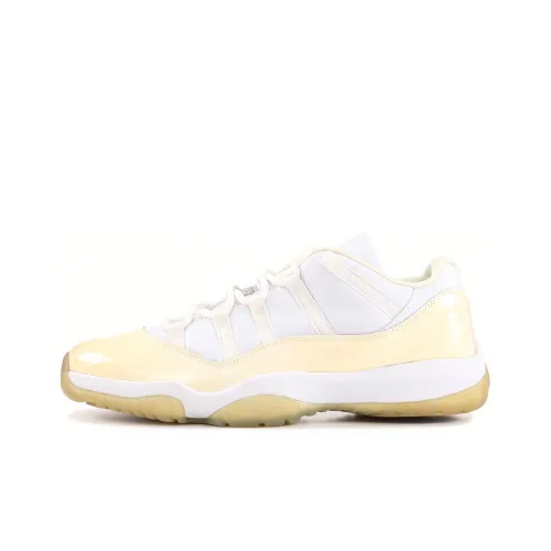 Jordan Air Jordan 11 Ретро Low Свет Zen GREY Противоскользящий Низкий Топ Винтажные баскетбольные кроссовки Мужской Zen Белый