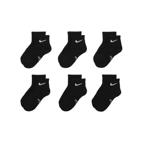 Nike Dri FIT Performance Basics Ankle Socks Men's 6 Pack Black Найк Dri FIT Performance Basics Низкие носки Мужские 6 пар Черные