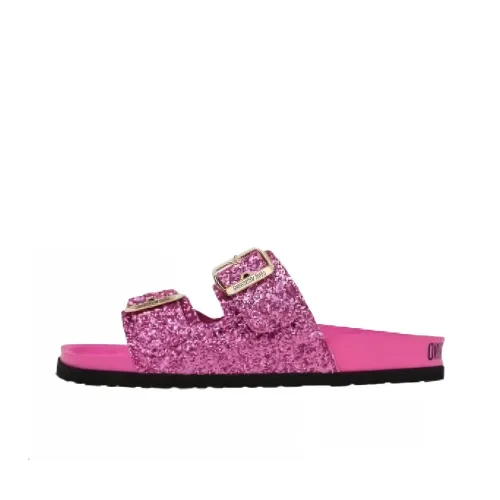 LOVE MOSCHINO Слипоны 3 см Женские Розовые