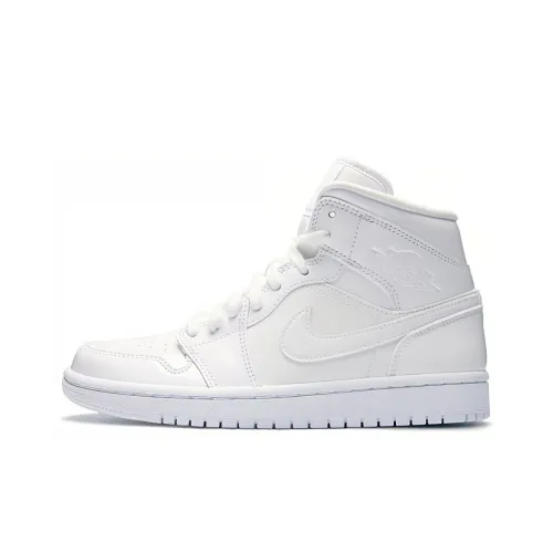 Jordan Air Jordan 1 Винтажные баскетбольные кроссовки MID Топ Женские