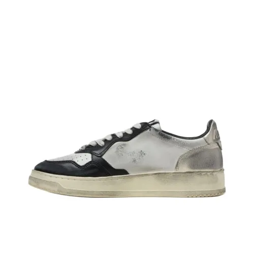 AUTRY Низкие кроссовки для скейтбординга Мужские Белые Черные