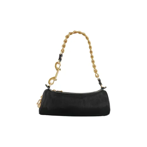 Vivienne Westwood Вискоза Цилиндрическая Сумка Сумка через плечо Женская Черная