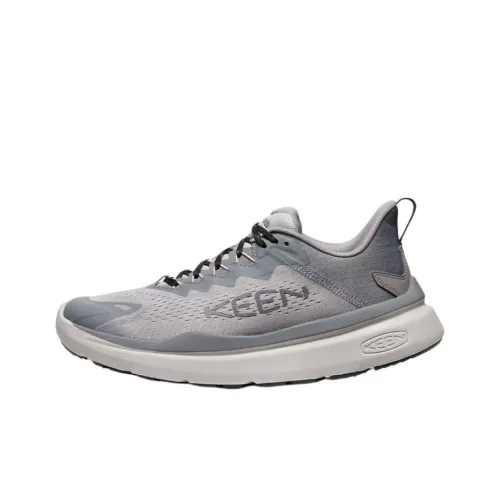 KEEN Shock Absorbers Slip-Resistant Low Top Casual Men's Gray KEEN Shock Absorbers Противоскользящий Низкий Топ Повседневный Мужской Серый
