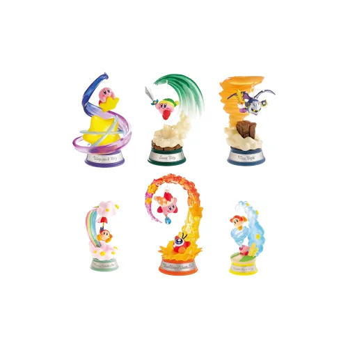 RE MENT Кирби Коллекция Rocking SWING Переиздание Mystery Коробка Счастливый Draw Целая коробка 6 шт